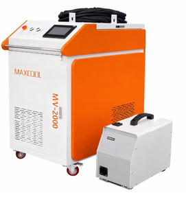 Machine de soudage à fibre optique portable 1500W max, refroidissement par eau, type Beckhoff, pour acier, aluminium, acier inoxydable, cuivre, haute performance - Product Image 1