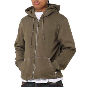 Sudadera con capucha de peso pesado 500 Gsm de alta calidad con bolsillos kangoro, sudaderas con capucha lisas informales de gran tamaño para hombres - Product Image 2
