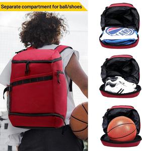 Sport Basketball Bag <b>Backpack</b> <b>Training</b> Soccer Bag Large Capacity Travel Soccer Bag with Shoes Compartment - Product Image 5
