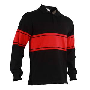 Maillot de rugby à manches longues en coton personnalisable avec logo brodé, respirant, vêtement de sport, haut de football - Product Image 6