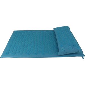Best Quality Organic Cotton Acupressure <b>Yoga</b> <b>Mat</b> and Pillow Set 78cm Helps Boost Energy Levels - Product Image 4