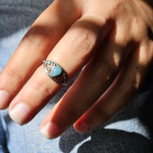 Bague pour enfants en pierres précieuses Larimar Meilleur cadeau pour enfant cadeau pour Noël - Product Image 3