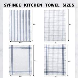 Toalla de cocina de alta calidad Toalla de cocina Paño de limpieza en algodón 100% Alta calidad disponible en colores personalizados - Product Image 2