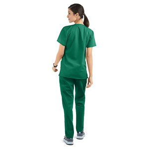 Hauts d'infirmière unisexes solides, blouses médicales d'hiver, uniformes d'hôpital de haute qualité en coton respirant pour salle d'opération, pour médecins et infirmières - Product Image 6