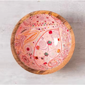 Bol en bois artisanal, bol de service naturel, bol de cuisine rustique pour salade, fruits, collations, qualité supérieure, décoration de la maison, bol de salle à manger - Product Image 1