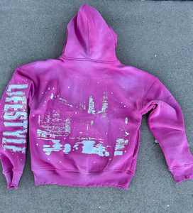 Sudadera con Capucha de Alta Calidad, Ecológica, Personalizable con Serigrafía, de Spandex/Algodón, para Hombre, Invierno - Product Image 5