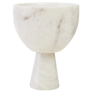 Centro de mesa decorativo de lujo de alta calidad, Frutero de mármol Natural blanco tallado a mano para el hogar, cocina, mesa de comedor - Product Image 5