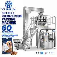 Machine d'emballage automatique YH pour sachets Doypack préformés, pour aliments pour animaux de compagnie, friandises lyophilisées pour animaux, friandises pour chiens, collations pour chats