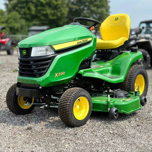 Tractor de césped John For Deere X390 usado de calidad, tractor de jardín cortacésped agrícola con cubierta de 54 pulgadas a la venta - Product Image 1