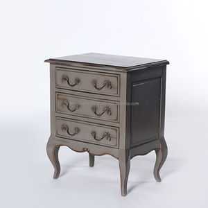 Armoire pour enfants avec 3 tiroirs, série 7007, en bois d'acajou ancien, design minimaliste élégant, prix abordable - Product Image 4