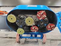 Ponceuse à époxy sans poussière 5,5 kW 380 V, polisseuse manuelle pour ciment et terrazzo, boîte de vitesses en alliage d'aluminium, aspirateur pour la construction