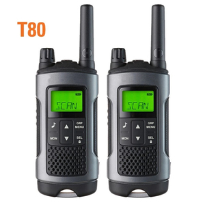 Walkie-Talkie <span class=keywords><strong>T80</strong></span> con Licencia Gratuita PMR446 FRS, <span class=keywords><strong>TLKR</strong></span>-<span class=keywords><strong>T80</strong></span> HAM UHF Analógico, Comunicación Bidireccional Inalámbrica para Niños - Product Image 1