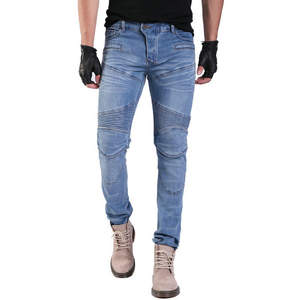D-Ride Moto Jeans de moto respirants et à séchage rapide avec protections amovibles et multiples poches pour le confort et la sécurité des hommes - Product Image 5