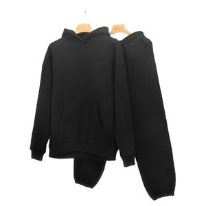 Conjunto de chándal hecho a medida para hombre, chándal de dos piezas de alta calidad para hombre, chándal liso con cremallera para invierno y exterior - Product Image 2