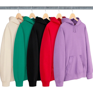 Sweat à capuche uni teinté 100% coton pour hommes 350GSM poche polaire lourde en vrac fournisseur OEM de vêtements du Bangladesh - Product Image 3