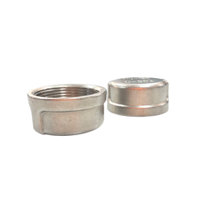 Capuchon rond fileté en acier inoxydable de haute qualité de 1 à 1/2 pouces OEM/ODM Emballage personnalisé Surface lisse pour les industries variées - Product Image 1