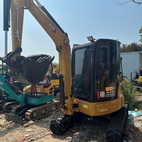 Mini-excavatrice sur chenilles Caterpillar CAT 303.5E d'occasion de 3,5 tonnes pour la construction et l'aménagement paysager
