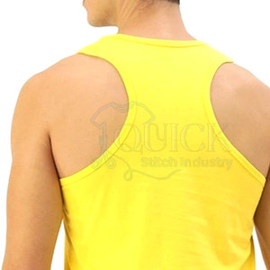 Camiseta sin mangas de ejercicio de gimnasio de punto ecológica de secado rápido transpirable de alta calidad para Hombres estilo informal-Ventas directas de fábrica - Product Image 5