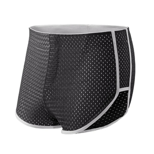Wholesale Men's 6XL Breathable Cotton Shorts Heavyweight <b>Mesh</b> Underwear <b>Pants</b> Streetwear for Men - Product Image 4