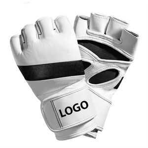 Vente à chaud Gants professionnels de grappin de MMA et de boxe Logo personnalisé Vente en gros en cuir Protection UV de haute qualité pour une utilisation en salle de sport - Product Image 1