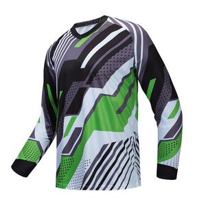 Maillot de motocross de haute qualité unisexe personnalisé nom de l'équipe de course respirant descente moto vêtements de sport pour hommes femmes sublimation - Product Image 2