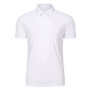Polo de golf pour homme en coton 100% OEM, coupe ajustée, été 2025, vente en gros, t-shirts vierges en coton 100% - Product Image 6