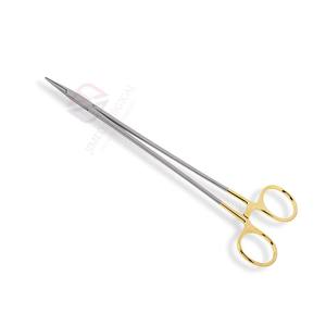 Pinza manual Debakey de 9 pulgadas personalizada, de acero inoxidable dorado, de alta precisión para manipulación de suturas quirúrgicas - Product Image 3