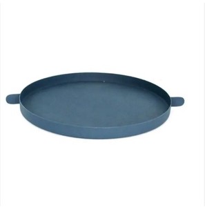 Metal Round Shape Serving Tray Metal Tray for Serving Dry Fruits Decorative Platter Customized logo Print Aluminium - Product Image 3