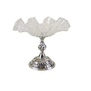 Bol de service à fruits au design moderne Bol de table décoratif pour ustensiles de cuisine Bol de service en métal au fini or au design martelé - Product Image 2