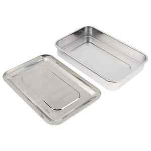 กล่องถาดถาดกลวงสแตนเลสขนาด27.55x27.53x27.58เมตรใช้ฆ่าเชื้อด้วยมือเครื่องมือสำหรับโรงพยาบาล - Product Image 3