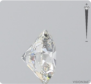 Diamante Suelto Natural de Forma Redonda de 0.3 Quilates con Certificación GIA, Color I, Claridad SI1, Corte Excelente para Joyería - Product Image 4