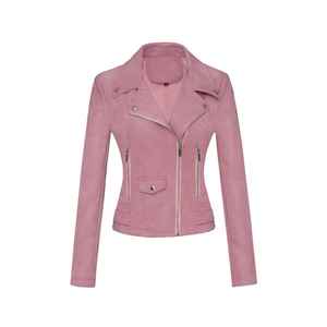 Chaqueta de Cuero Clásica de Alta Calidad con Nuevo Diseño 2025, Chaqueta de Motociclista de Cuero Marrón Entallada para Mujer, Venta al por Mayor - Product Image 6