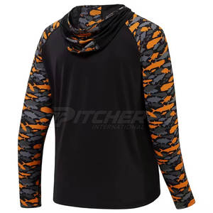 Sudaderas con Capucha de Pesca Ecológicas Estampadas para Hombre, Transpirables, Ligeras, UPF 50, Material 100% Poliéster, Uso en Exteriores, Personalizadas - Product Image 3