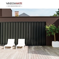Fenêtre à persiennes, porte avec cadre en aluminium thermolaqué, taille personnalisée, ventilation légère, panneau à économie d'énergie