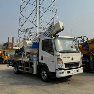 Venta <span class=keywords><strong>de</strong></span> Fábrica, Camión Plataforma <span class=keywords><strong>de</strong></span> Trabajo Aéreo HOWO <span class=keywords><strong>de</strong></span> 28 Metros, Marca China, Elevador Telescópico <span class=keywords><strong>de</strong></span> Brazo - Product Image 3