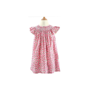Buen precio niñas vestidos Smocked ODM y OEM para bebé niña manga corta hecho en Vietnam fabricante producto más vendido - Product Image 1