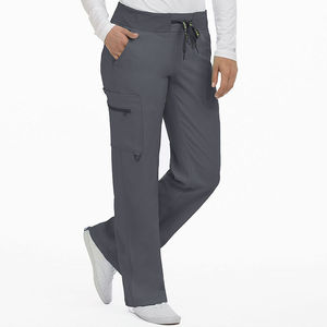 Uniforme médico personalizado para hombre cuello en V uniforme de enfermera de Hospital traje médico Joggers Spandex poliéster elástico uniformes médicos - Product Image 1
