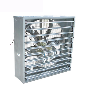 พัดลมระบายอากาศติดผนังแบบผงเคลือบอุตสาหกรรมสำหรับคลังสินค้าและฟาร์มสัตว์ปีก - Product Image 2