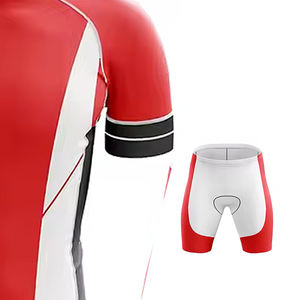 Ensembles de vêtements de cyclisme unisexes respirants et personnalisables pour les enfants de 100% polyester à séchage rapide - Product Image 6