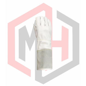 Gants de soudage TIG professionnels en cuir, résistants à la chaleur, antistatiques, résistants à la déchirure, sans poudre, sans silicone, cousus en Kevlar - Product Image 3