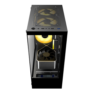 Tùy biến hợp kim nhôm ATX chơi game trường hợp máy tính xem đầy đủ side Bảng điều chỉnh Tempered Glass PC trường hợp máy tính để bàn ATX PC chasis kho - Product Image 4