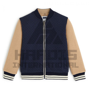 Meilleure veste Varsity pour hommes au meilleur prix de vente | Veste universitaire pour hommes de couleur bicolore avec broderie personnalisée - Product Image 4