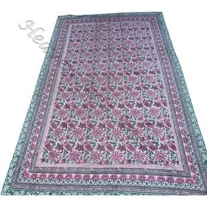 Handmade Indian Mandala <b>Boho</b> Bohemian Hand Printed Block Printed Hippy Picnic Beach <b>Rug</b> Tapestry - Product Image 4