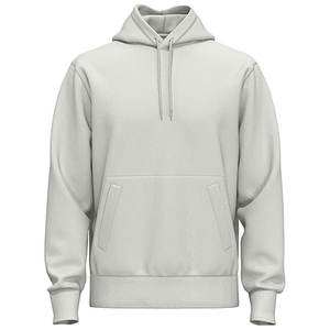 Sweat à capuche confortable en coton pour hommes (bleu marine XL) Sweat à capuche décontracté grand et grand couleur unie Sweat à capuche à manches longues grande taille - Product Image 3