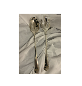 Cuchara para ensalada de acero inoxidable, cucharas de mesa para ensalada de restaurante, cubiertos, utensilios de cocina con mango PVD - Product Image 1