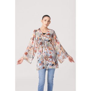 Camisa de cintura estampada para mujer - Product Image 3