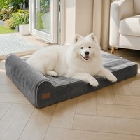 Meistverkauftes Umweltfreundliches Großes Hundebett Orthopädisches Luxus-Hundebett mit Schwammfüllung Samt Wintergebrauch für Katzen & Hunde