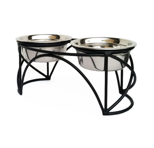 Wholesale Supplier Metal <b>Dog</b> Bowl Hot Selling Antique Designer New Arrival Metal <b>Dog</b> <b>Food</b> Bowl Stand - Product Image 1