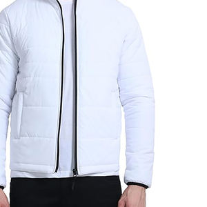 Chaquetas acolchadas hechas a medida para hombre Diseño de burbujas de invierno Cuello levantado Lona de alta calidad Logotipo impermeable Impreso Bajo MOQ - Product Image 2