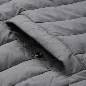 Veste matelassée coupe-vent pour homme de haute qualité à bas prix, taille plus, veste d'hiver matelassée personnalisée pour homme - Product Image 6